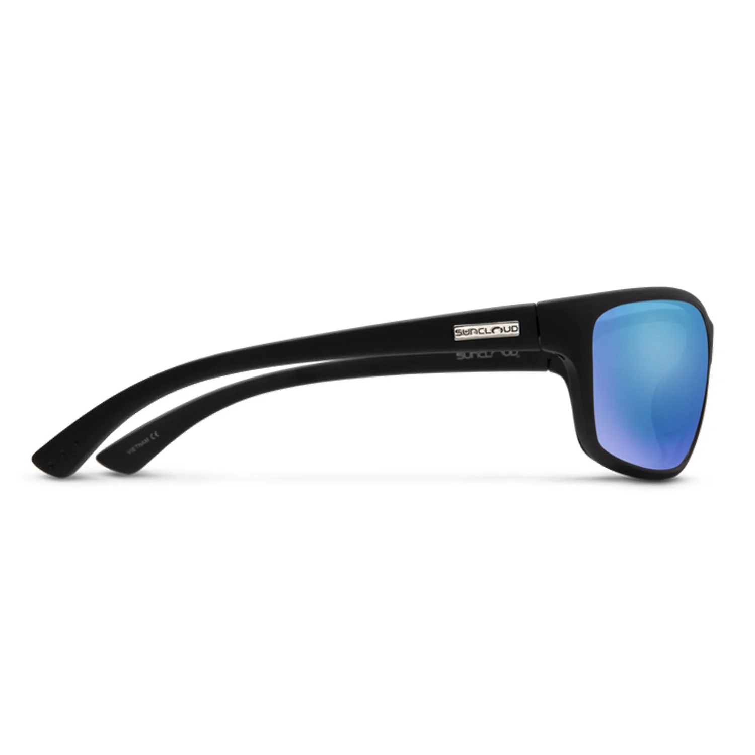 Suncloud Sentry Sunglasses Matte Black/Polarized Blue Mirror - Image 3