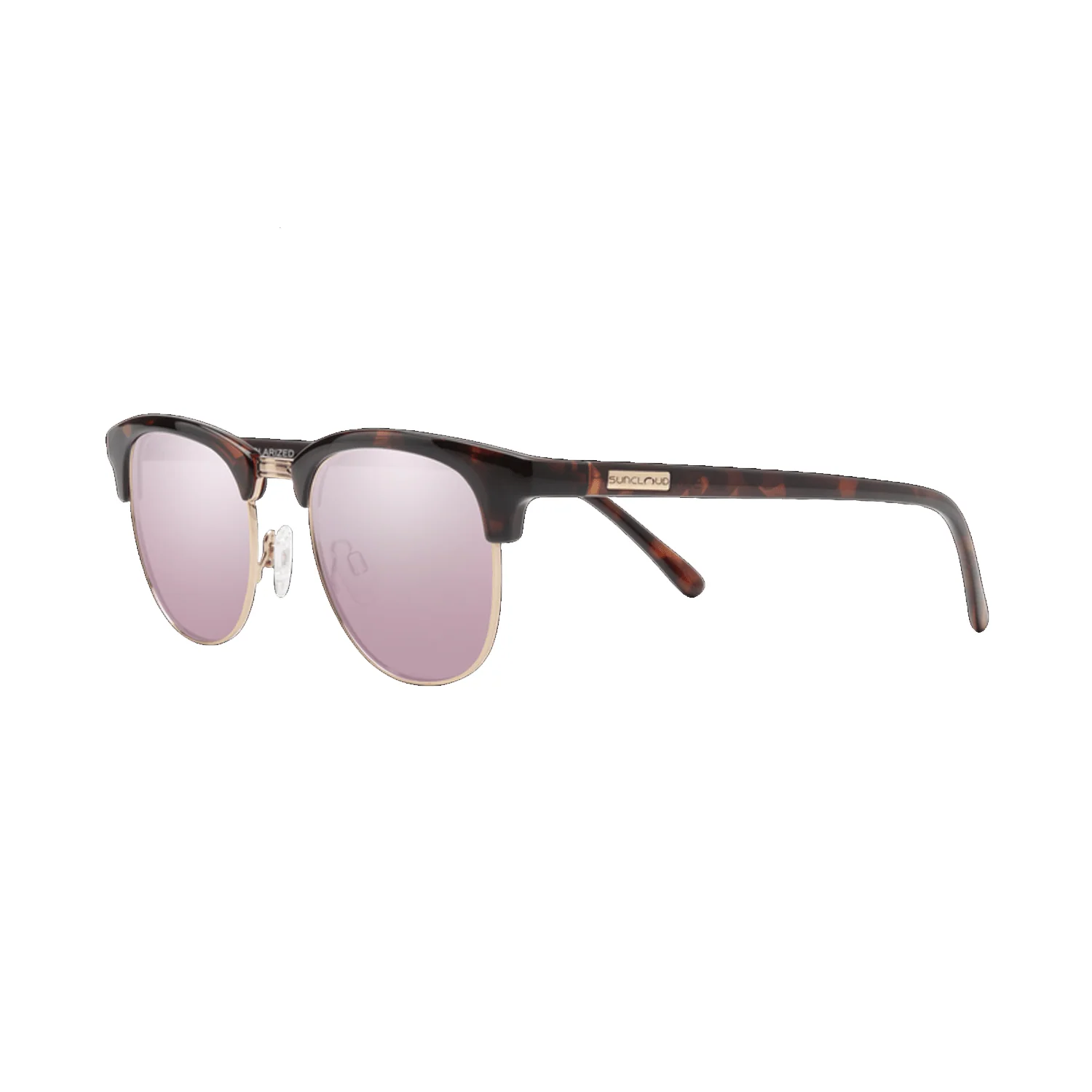 Suncloud Step Out Sunglasses Tortoise/Polar Pink Gold Mirror