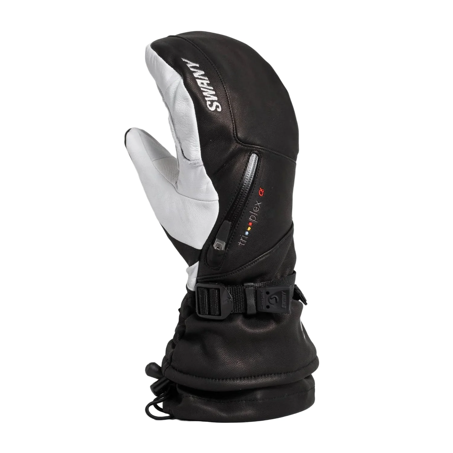 Swany Men's X-Calibur Mitt Blk/Silver White