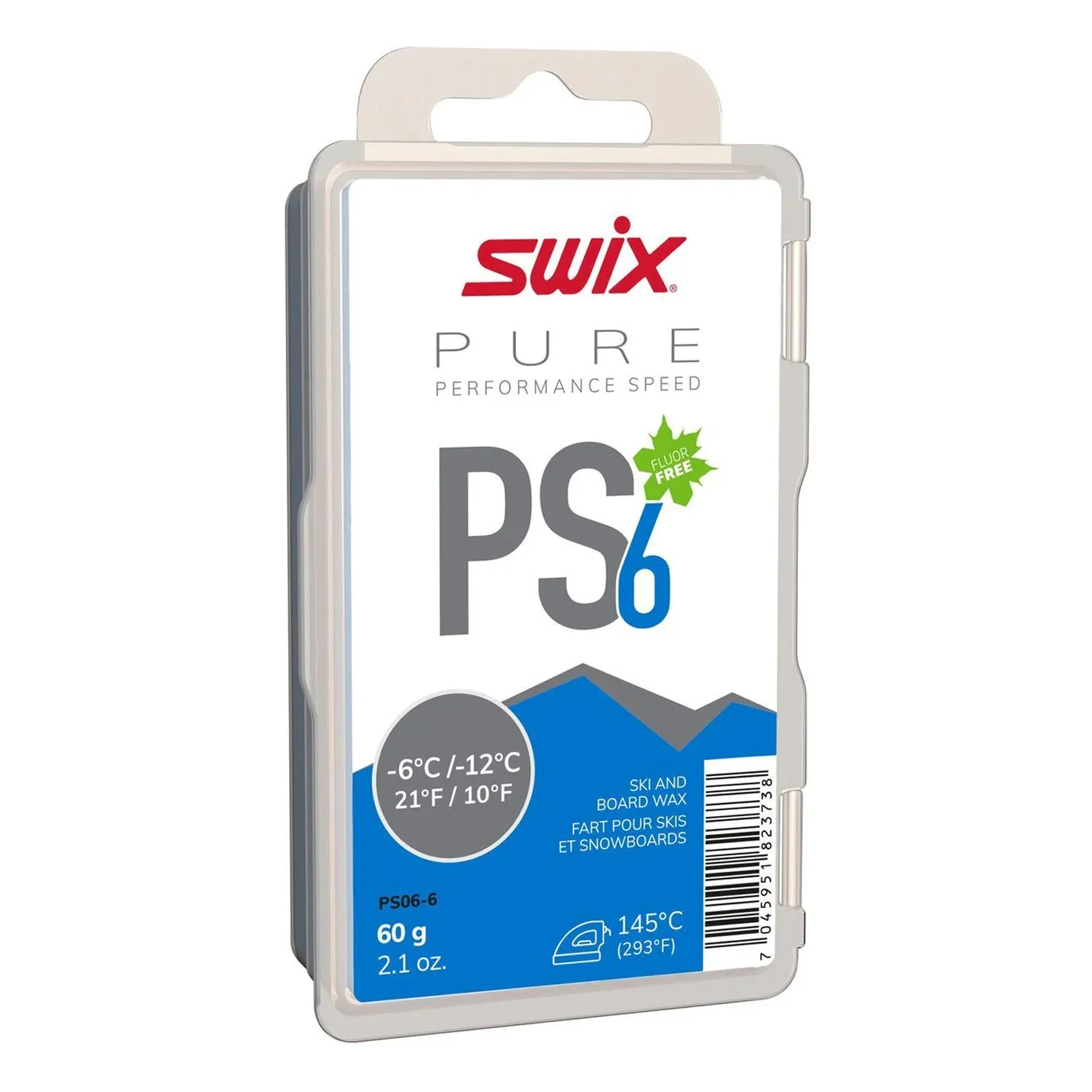 Swix PS06 Blue Wax -6°C/12°C 60g
