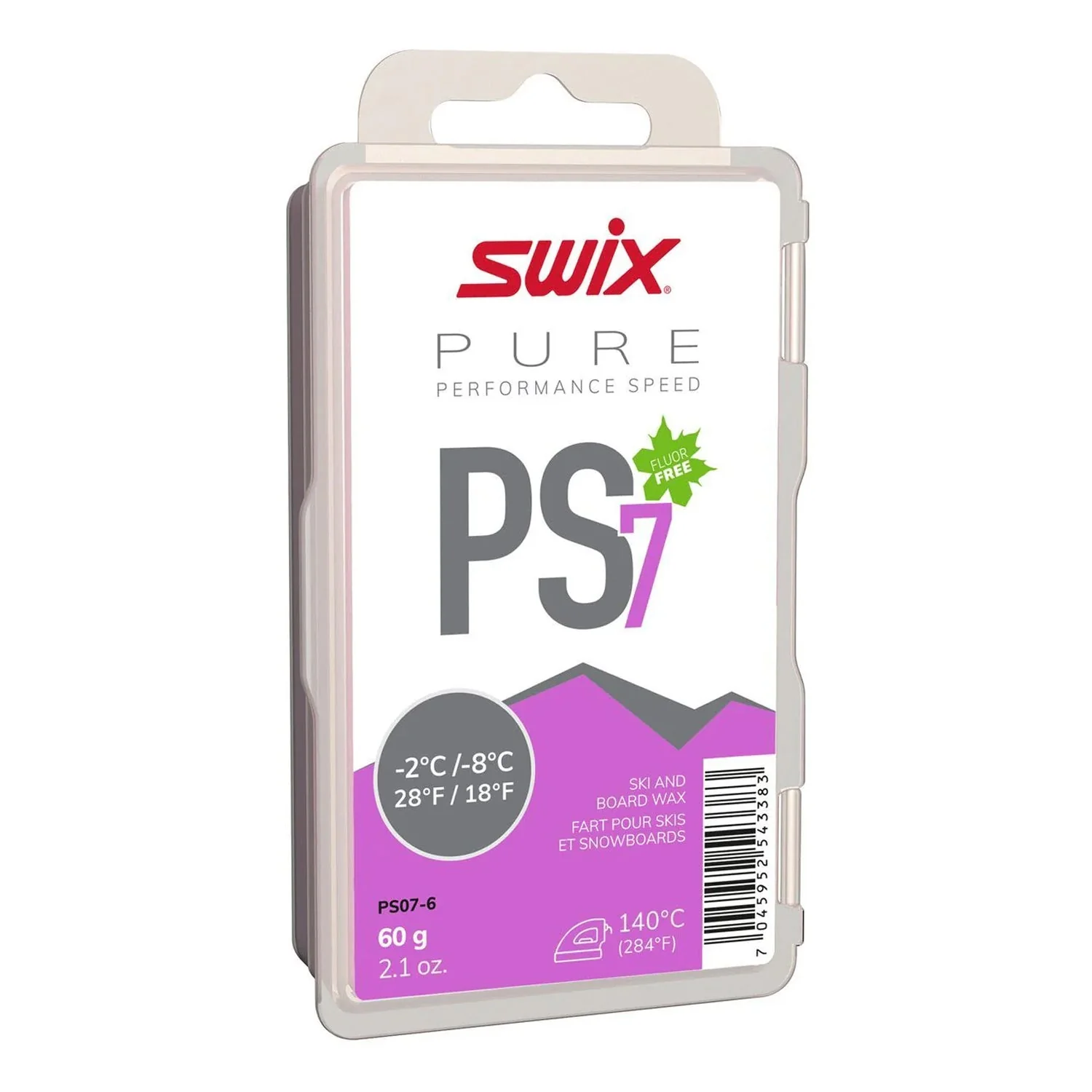 Swix PS07 Violet Wax -2°C/-8°C 60g