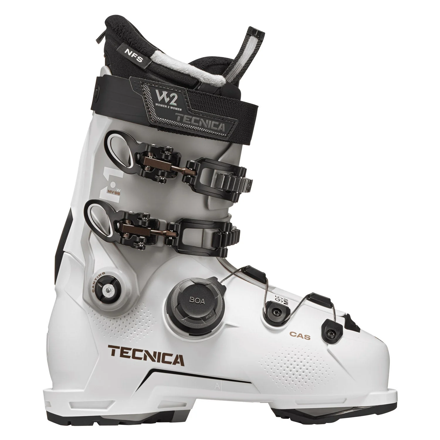 Tecnica Women's Mach BOA MV 95 Ski Boot 2026 Cold White