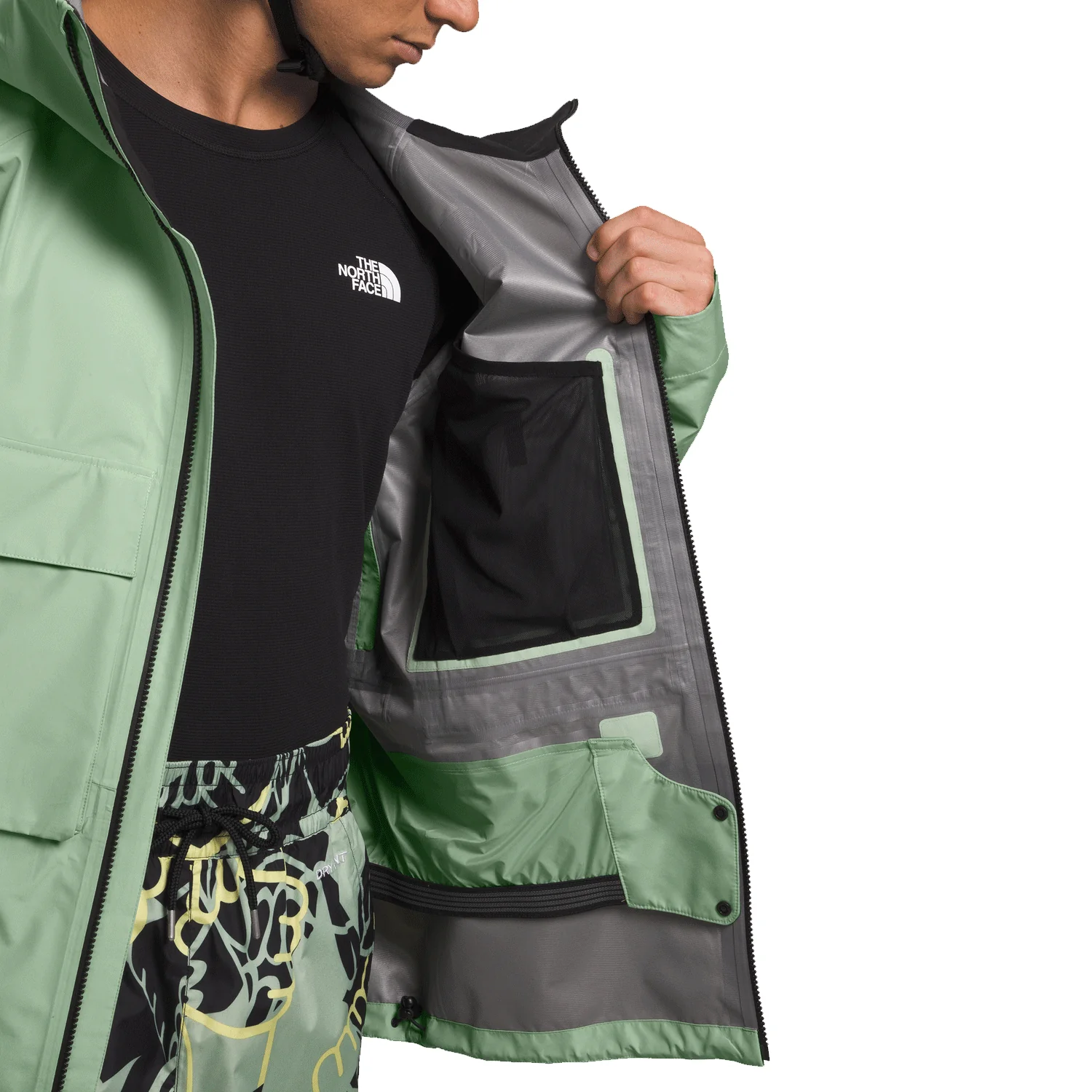 The North Face Men's Sidecut Gore-tex Jacket 2024 Misty Sage - Image 2