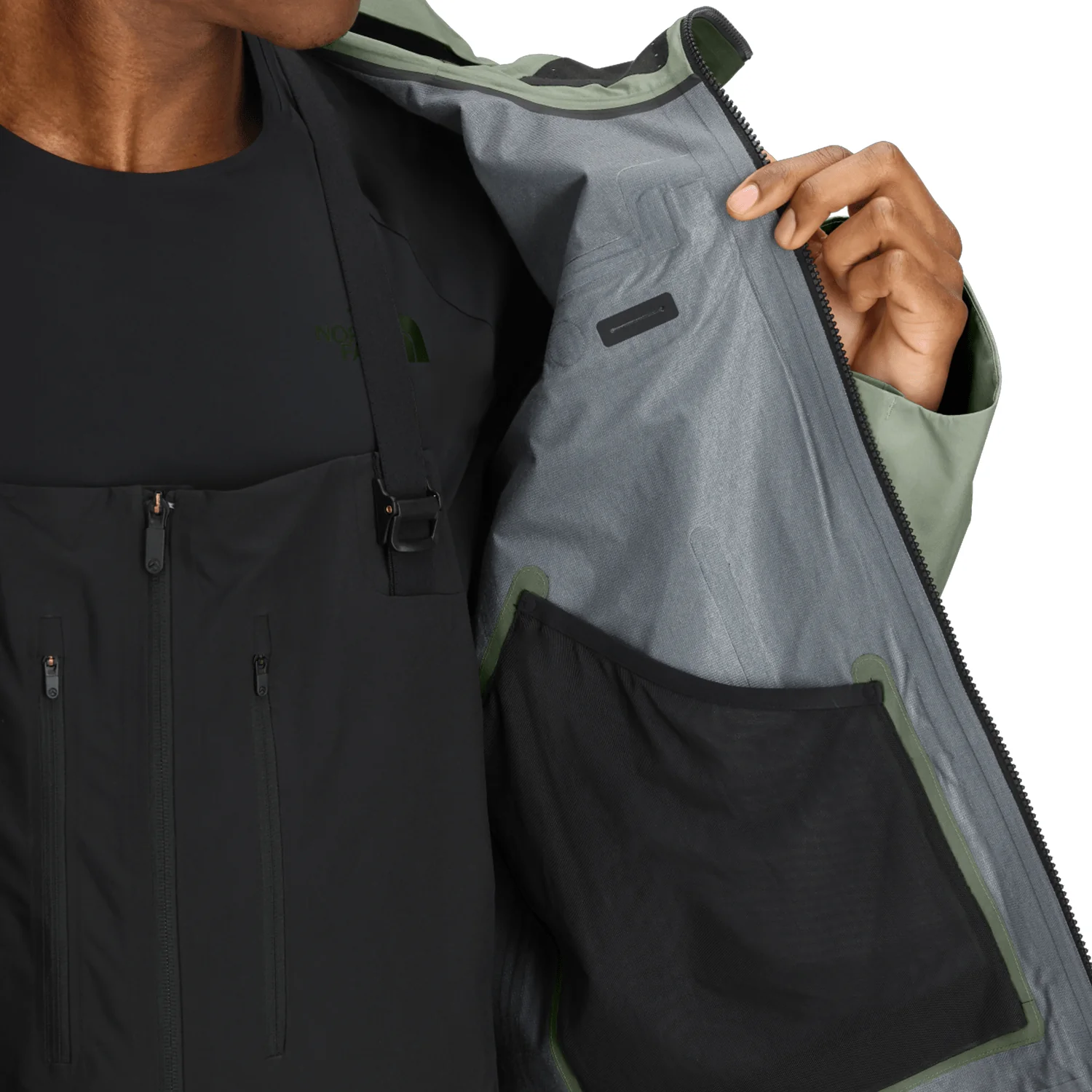 The North Face Men's Summit Eastwall Gore-tex Jacket 2026 Bark Mist/Slate Moss - Image 4