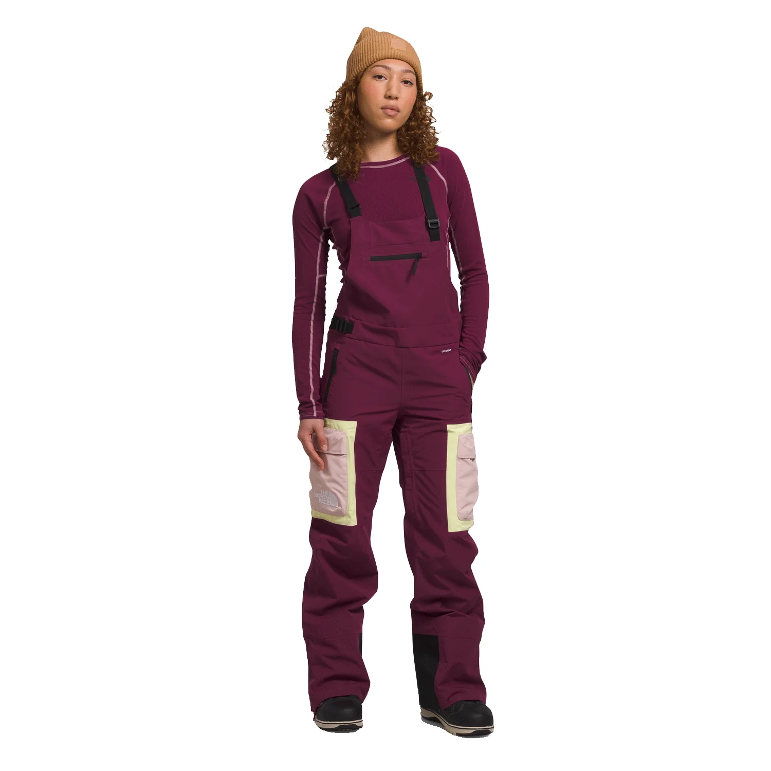 The North Face Women's Dragline Bib 2024 Boysenberry
