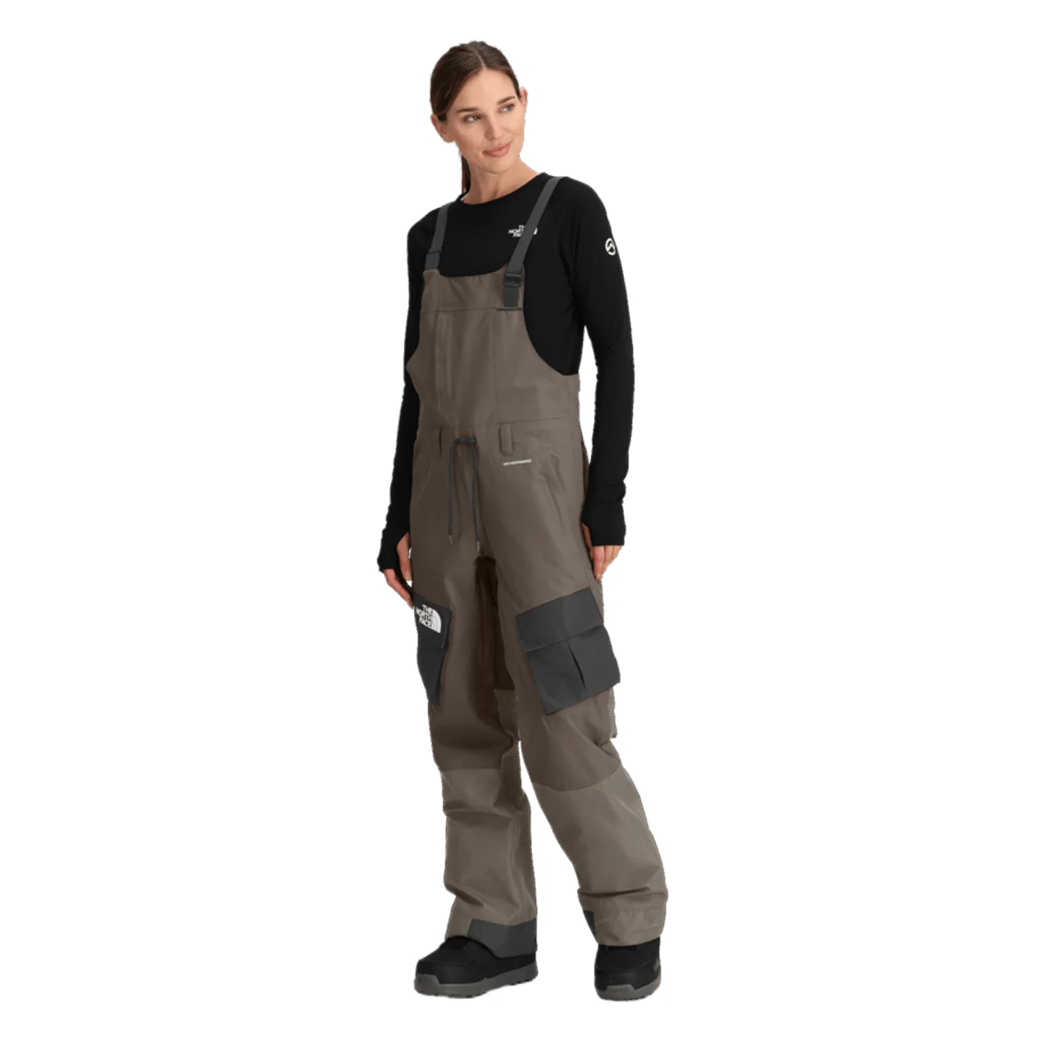 The North Face Women's Dragline Bib 2026 TNF Black/Smokey Brown/Mocha Brown