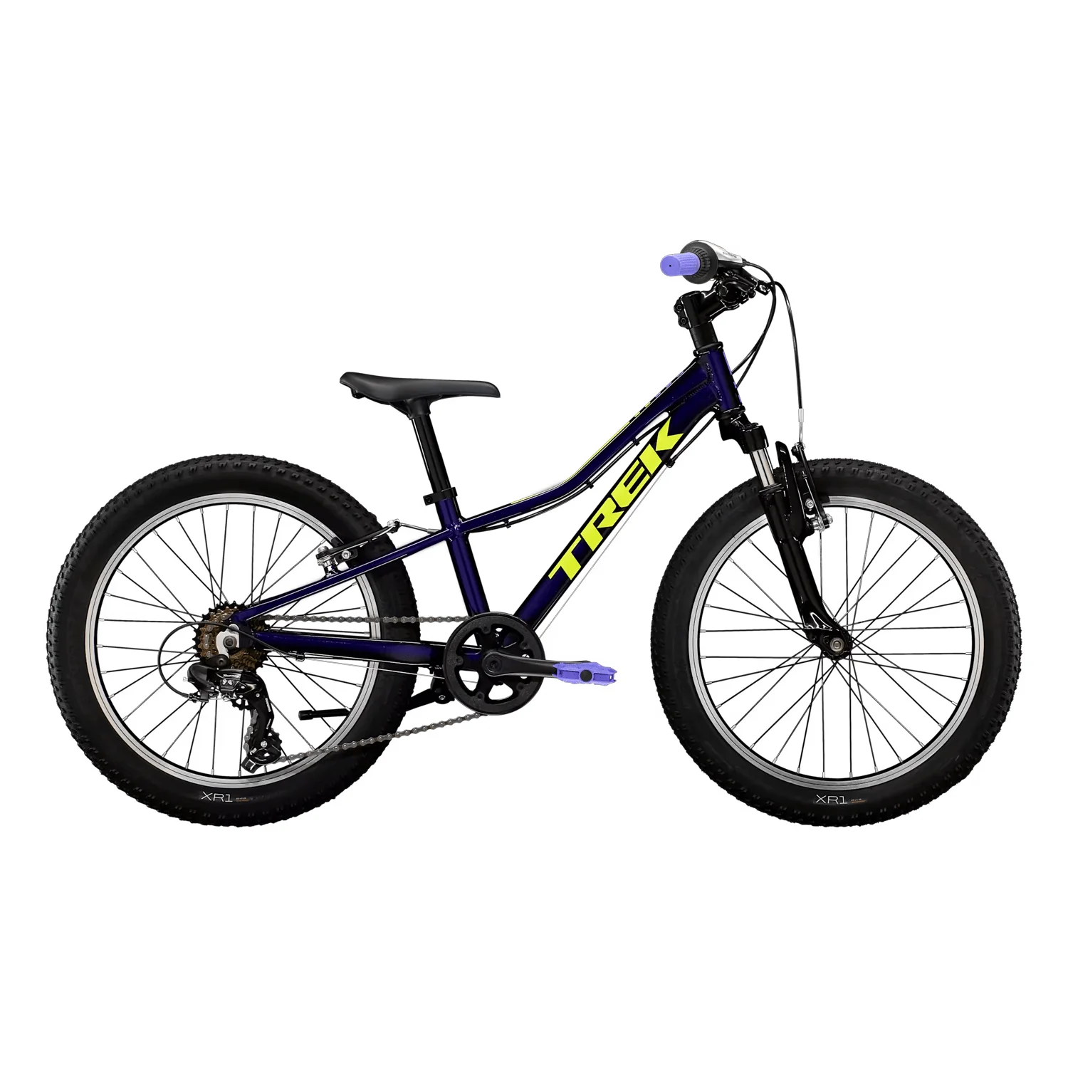 Trek Kids Precaliber 7 Speed 20" Bike 2025 Purple Abyss