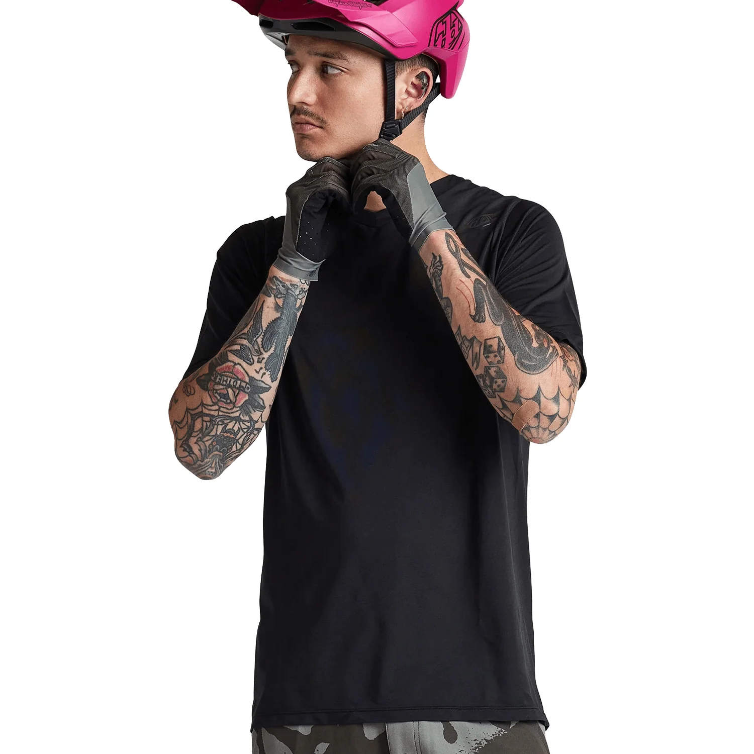 Troy Lee Designs Skyline SS Jersey Mono Black - Image 2