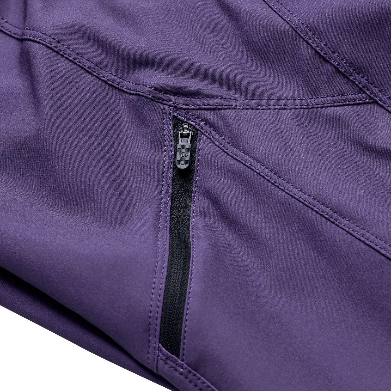 Troy Lee Designs Women's Lilium Short Shell Solid Deep Purple - Image 2