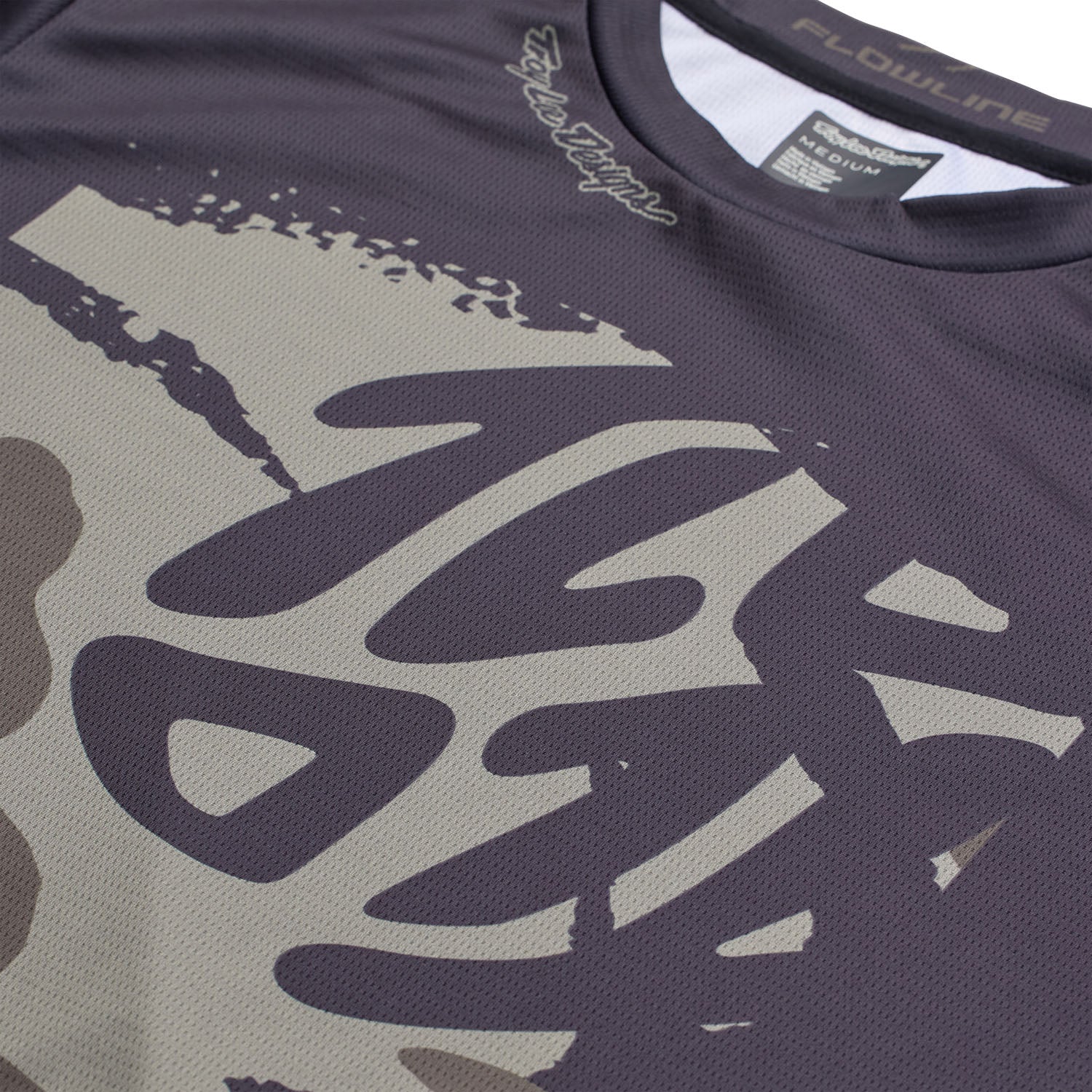 Troy Lee Kids Flowline L/S Jersey 2024 Confined Black - Image 3