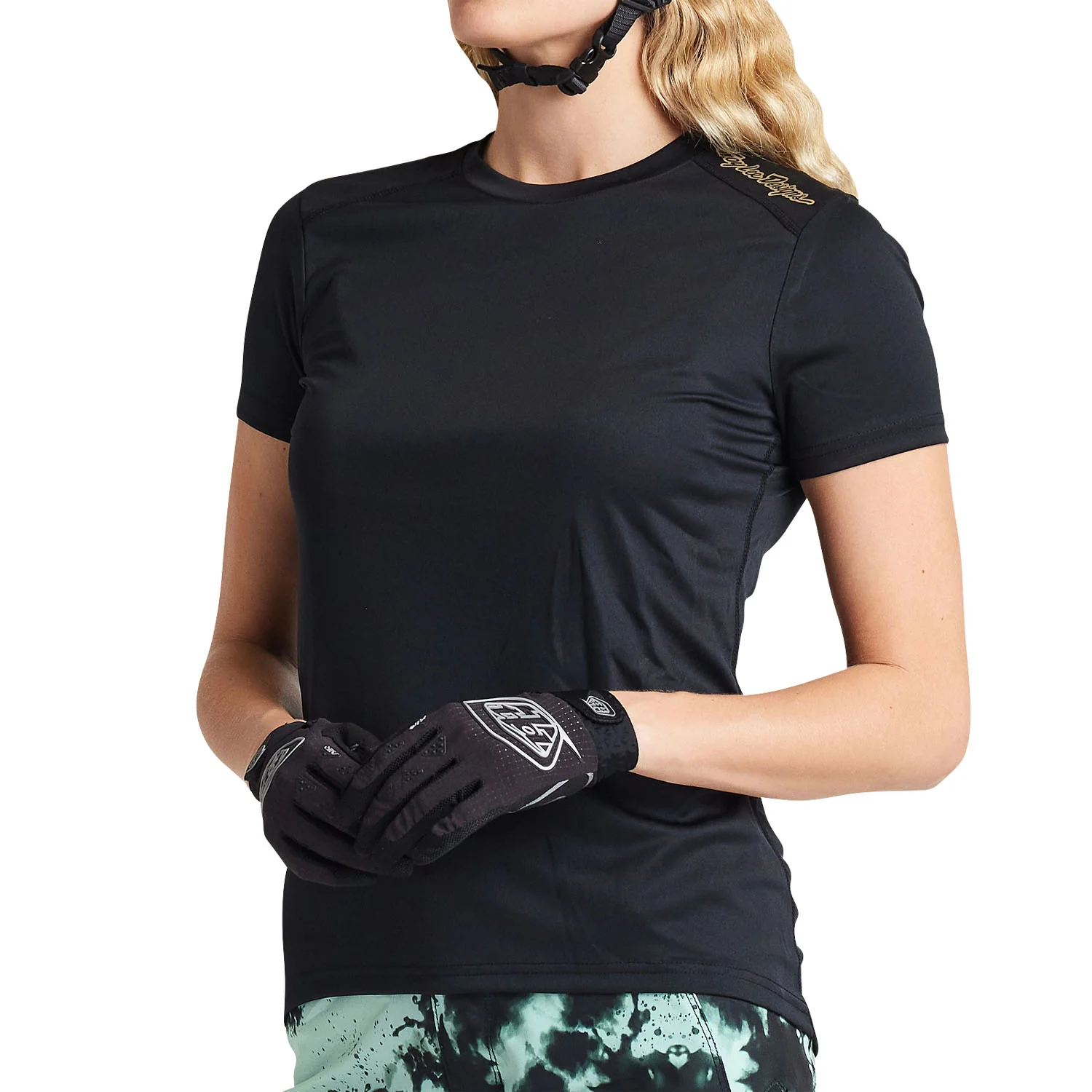 Troy Lee Women's Lilium S/S Jersey 2024 Black - Image 2