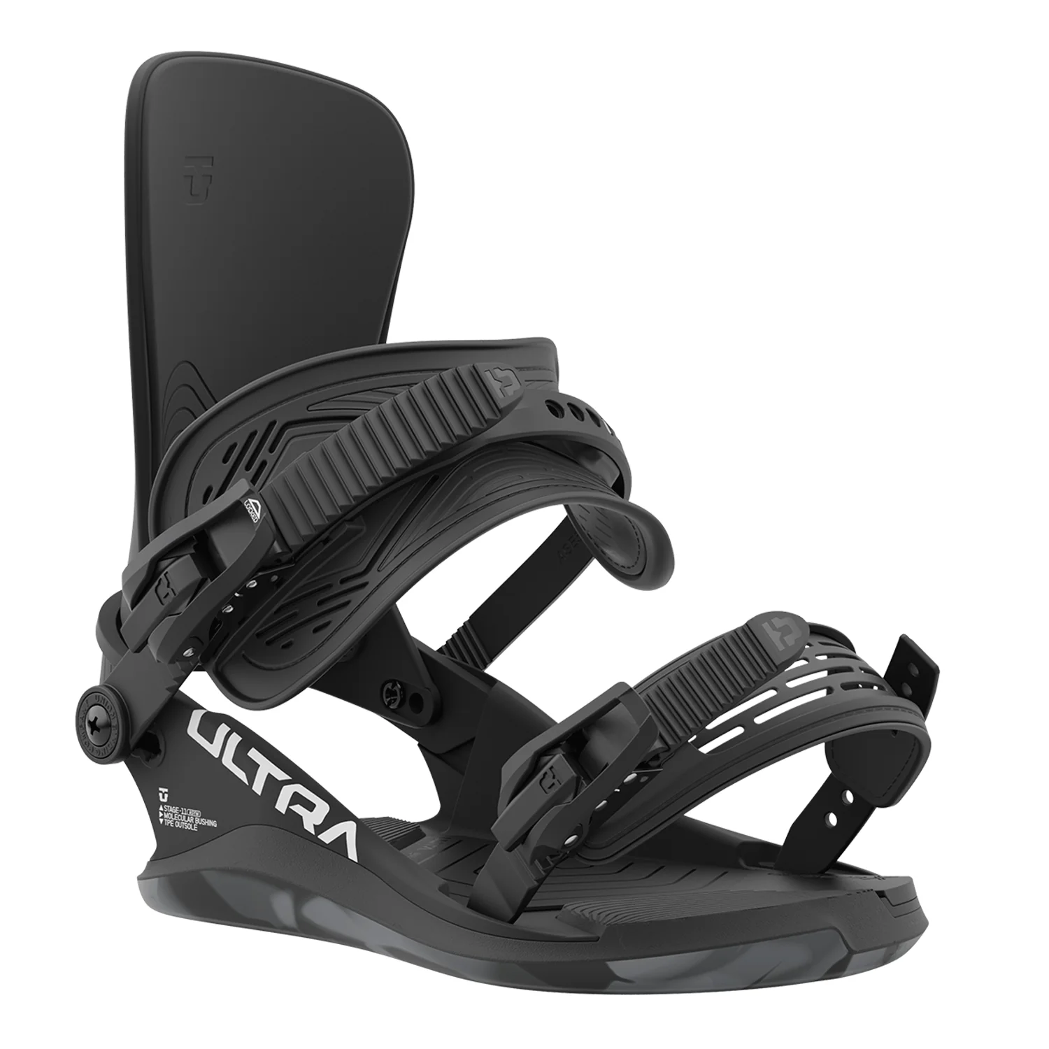 Union Men's Ultra Snowboard Bindings 2024 Black - Image 2