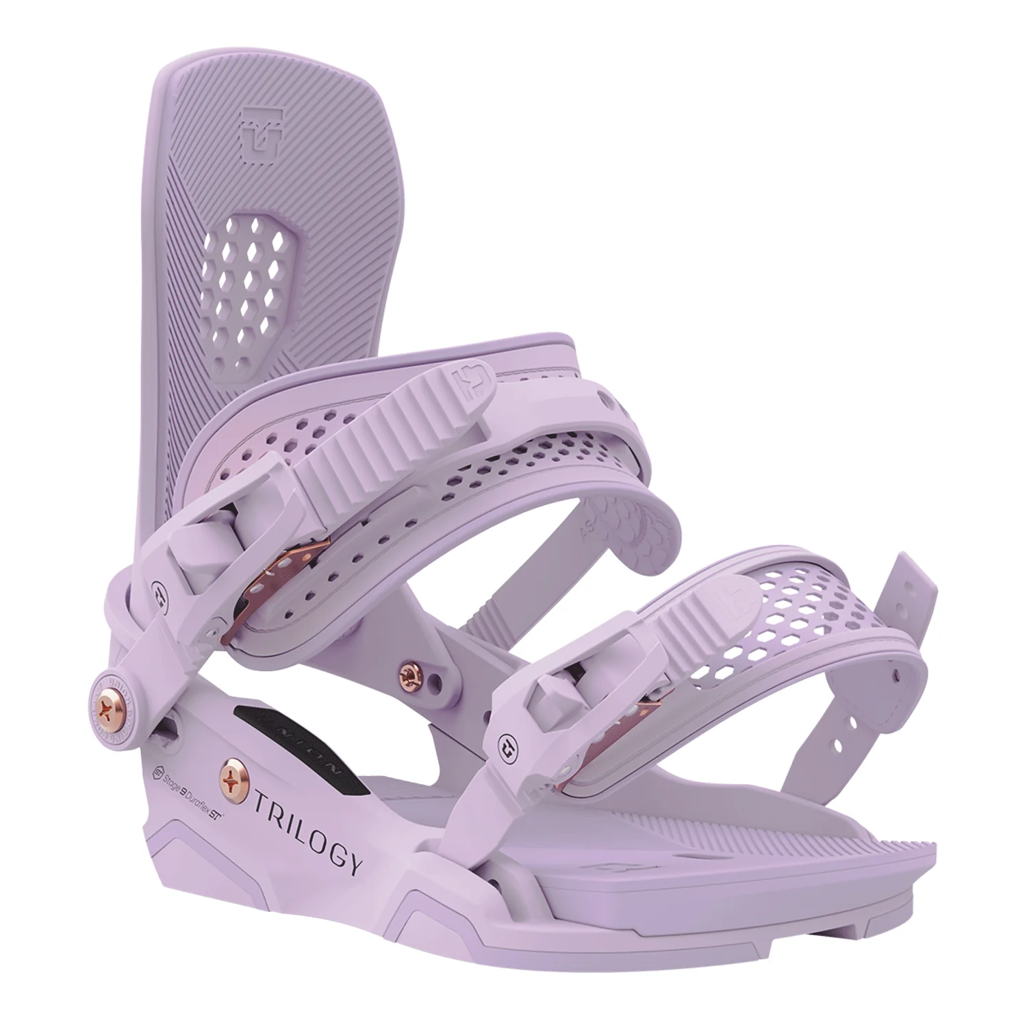 Union Women's Trilogy Snowboard Bindings 2024 Lilac - Image 2