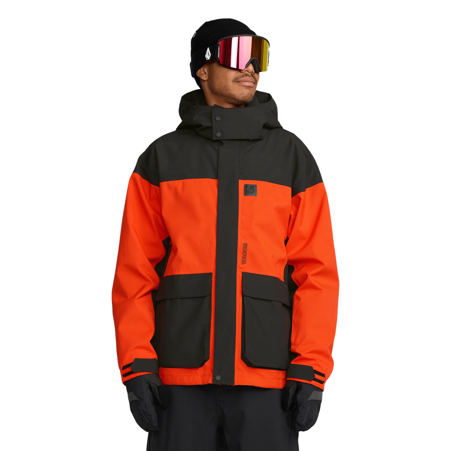 Volcom Men's Kleveland Jacket 2026 Orange Shock