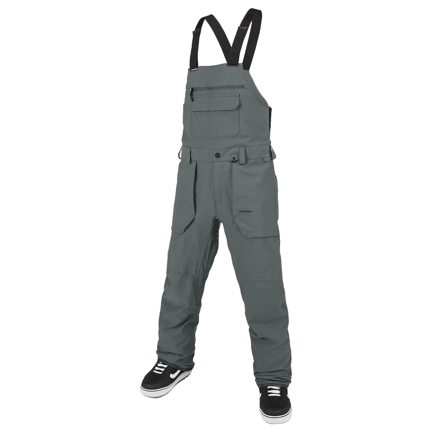 Volcom Men's Roan Overall Bib Pant 2024 Dark Grey