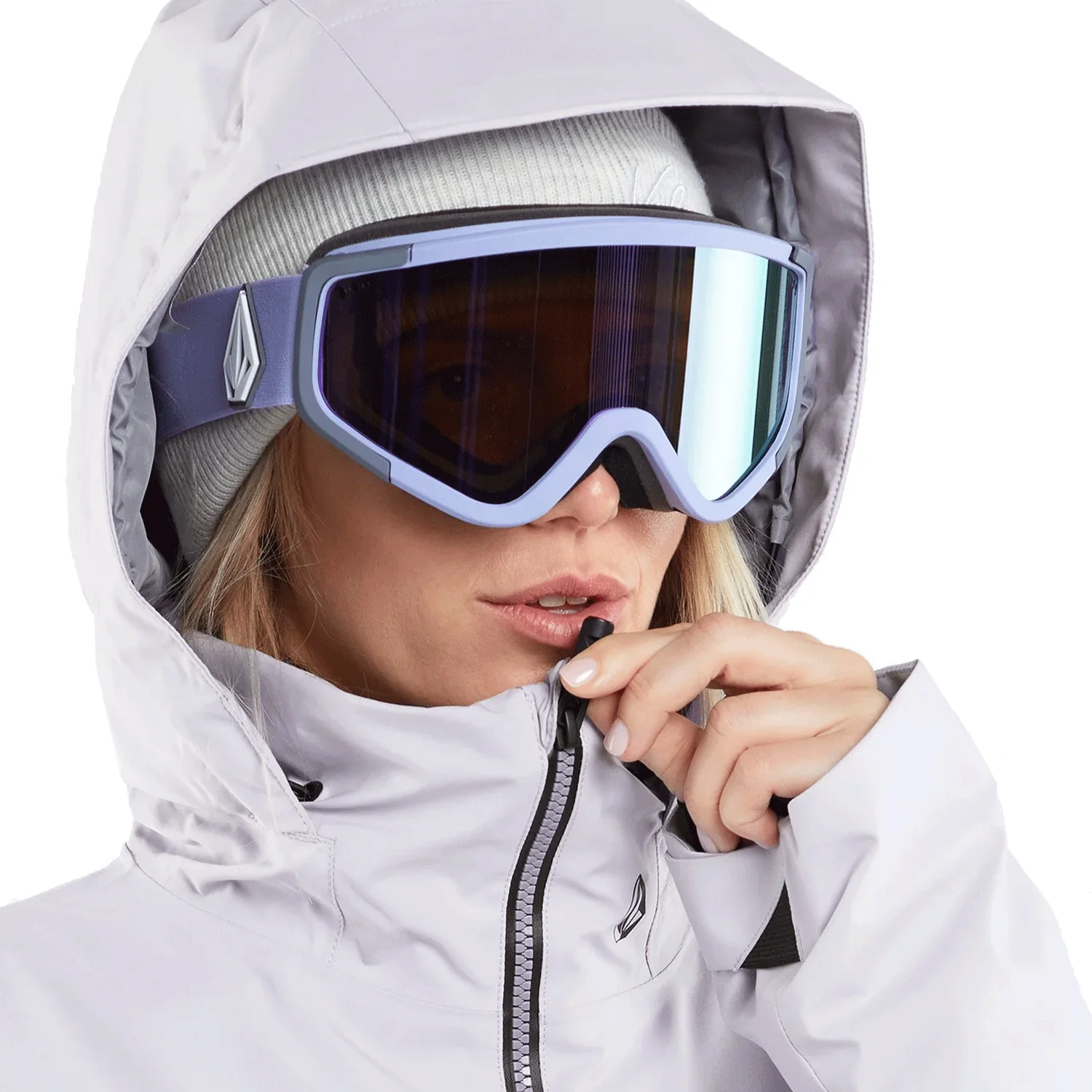 Volcom Women's 3D Stretch Gore-tex Jacket 2024 Lilac Ash - Image 4