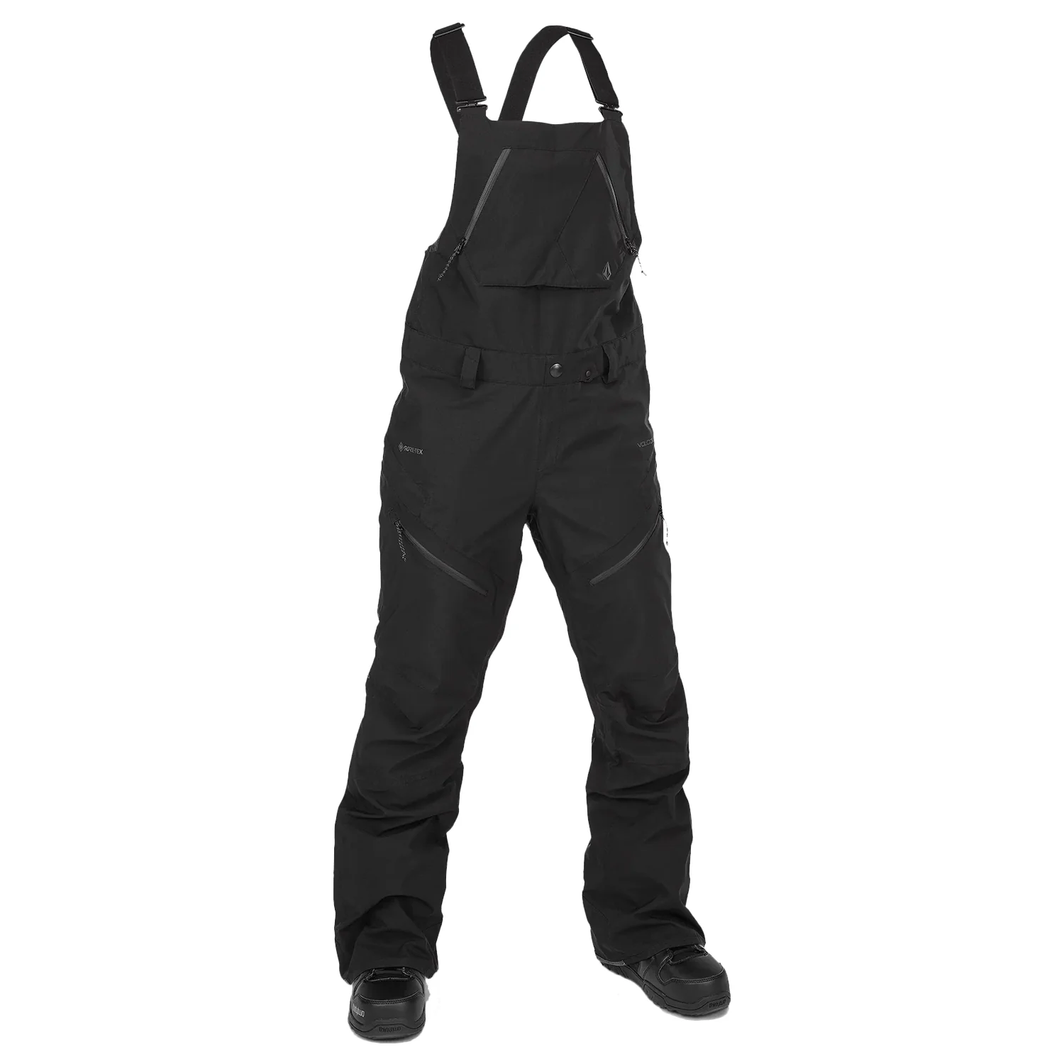 Volcom Women's Elm Stretch Gore-tex Overall Bib Pant 2024 Black