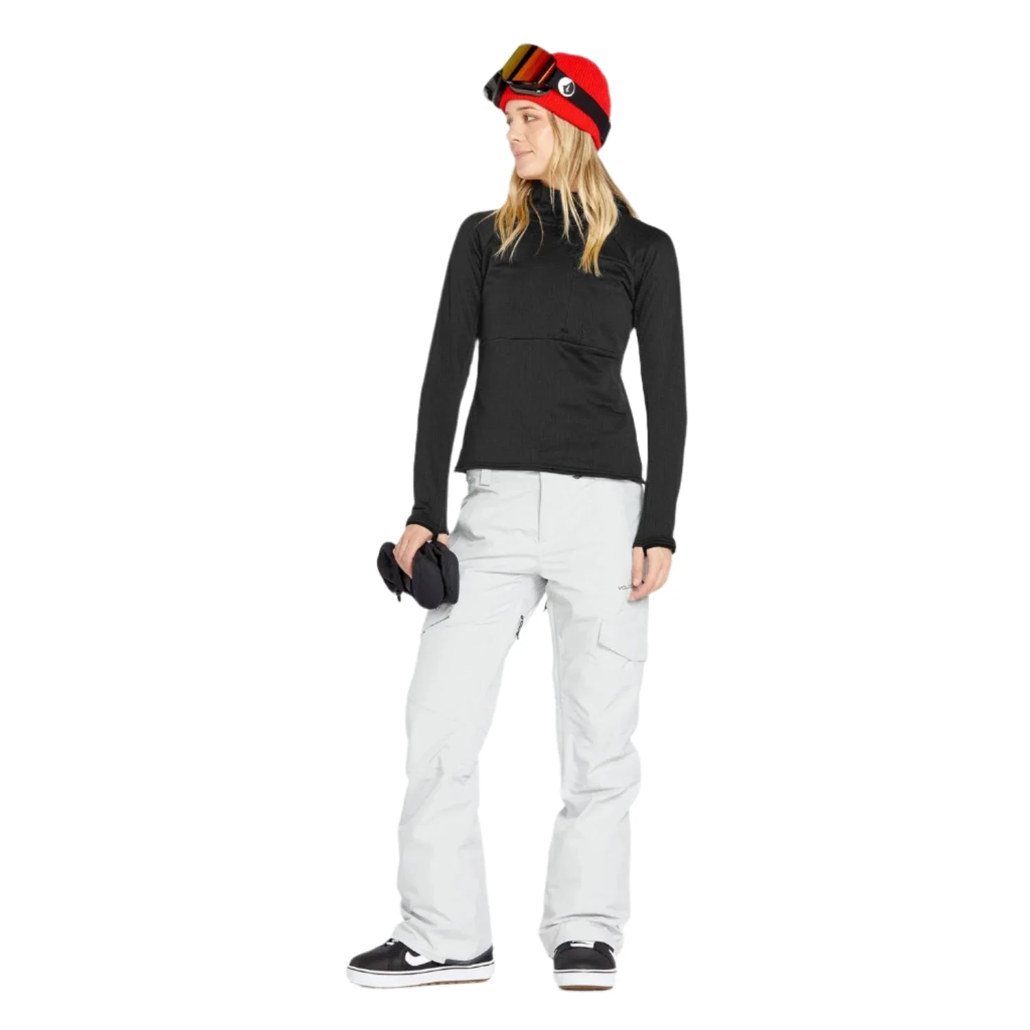 Volcom Women's Gridlock Balaclava Top 2025 Black